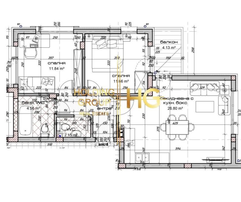 Продава се Тристаен апартамент в Варна, Виница - 96 кв.м за 1553 €/кв.м - Снимка #7