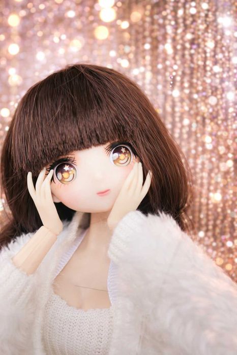 Промо 25евро!Уникална BJD Аниме кукла, вис. 32 см