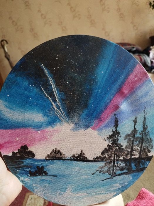 Картина - северное сияние