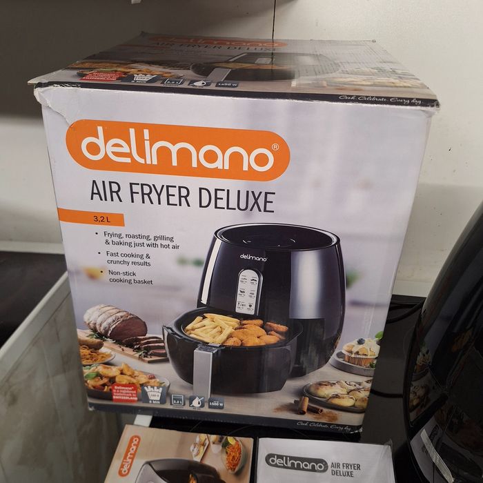 Делимано Еър Фрайър Делукс - чисто нов