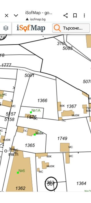 Продава се Парцел в София, Бенковски - 1577 кв.м за 115 €/кв.м - Снимка #2