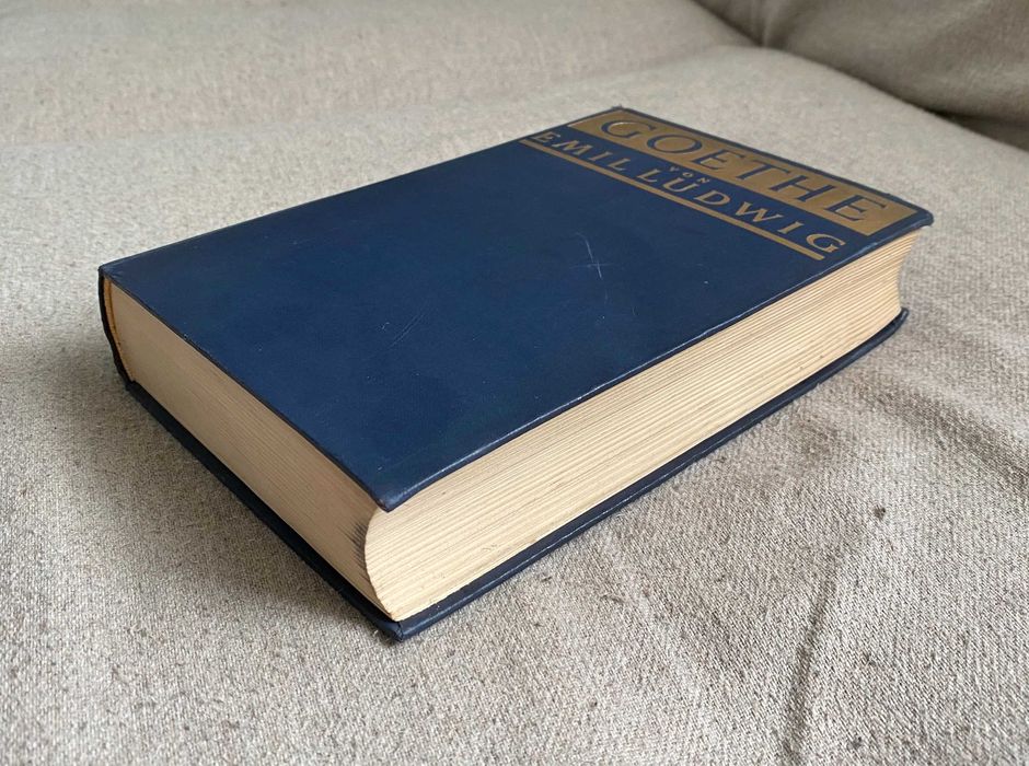 Goethe, Istoria unui om de Emil von Ludwig 1931 copie în limba germana