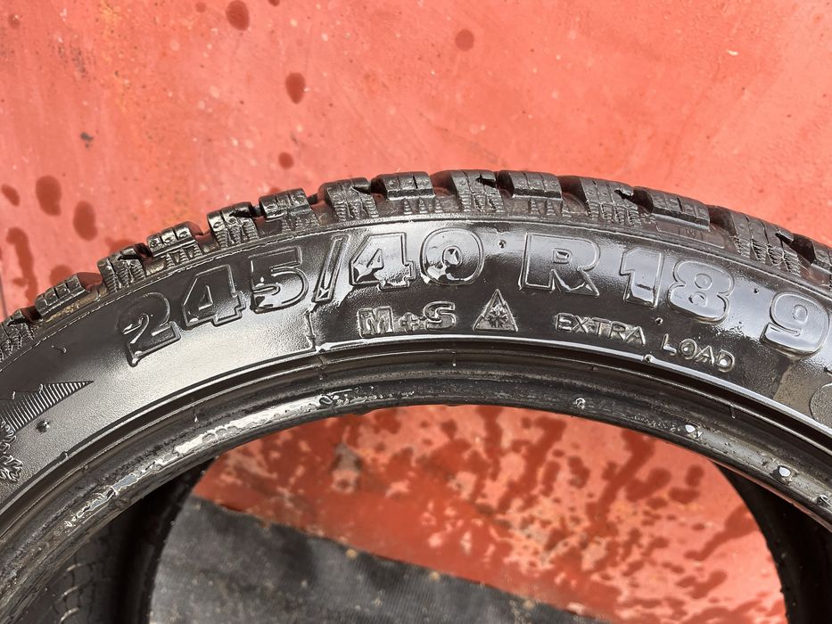 Зимни гуми на един сезон почти нови