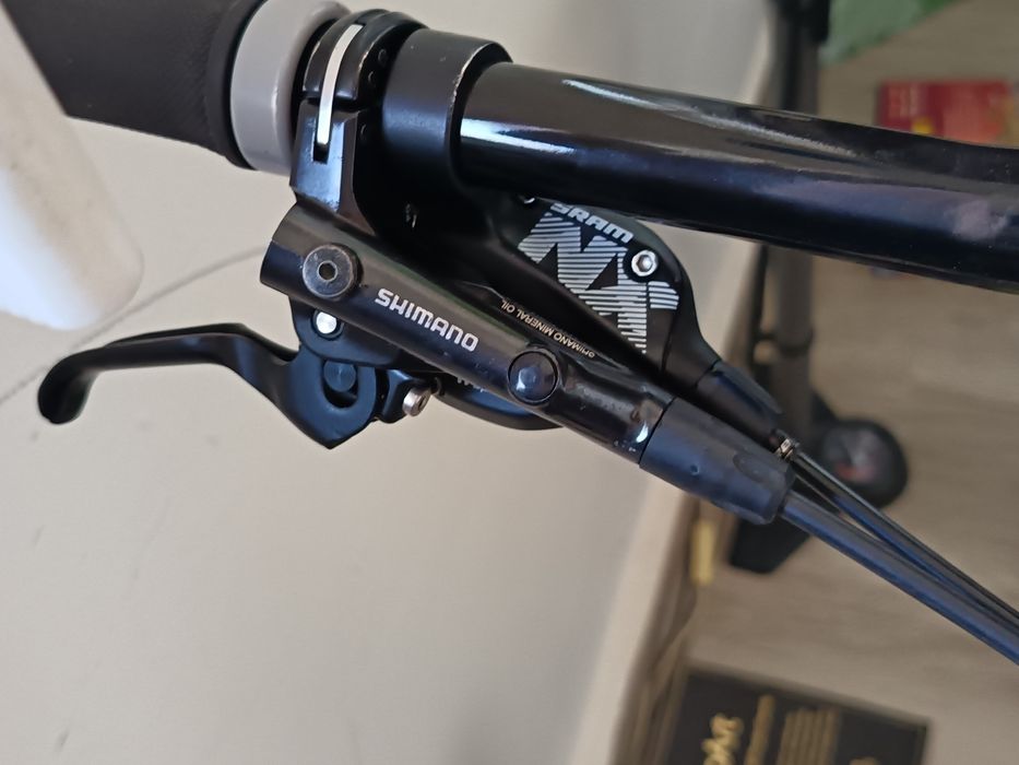 Mtb BMC fibra carbon cu furca Reba