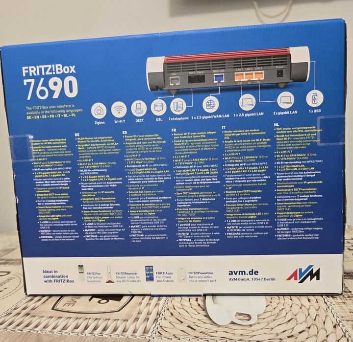 FritzBox 7690  Wi-Fi 7