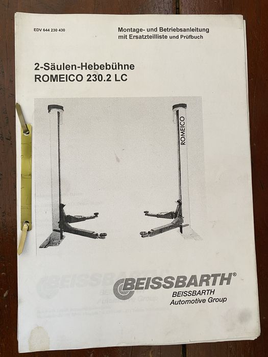 Подемник електромеханичен 3 тона BEISSBARTH