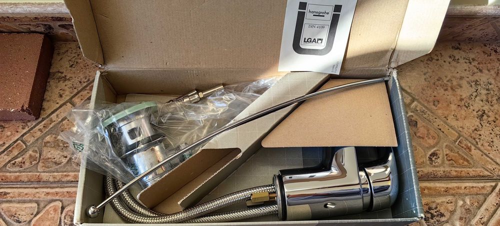 смесител мивка hansgrohe Metris chrome хром