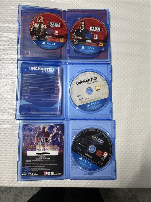 Resident evil 8,Uncharted коллекция,RDR2