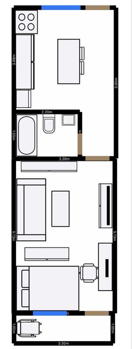 Продаётся 1 комнатная квартира на земле