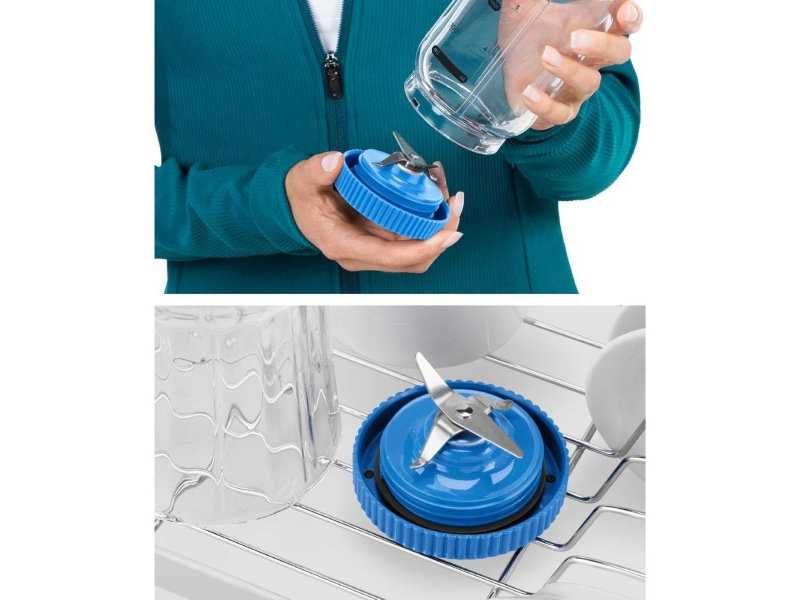 Компактен Преносим Блендер за Смутита и Напитки NutriBullet Flex NBP013BL 590 мл, Син