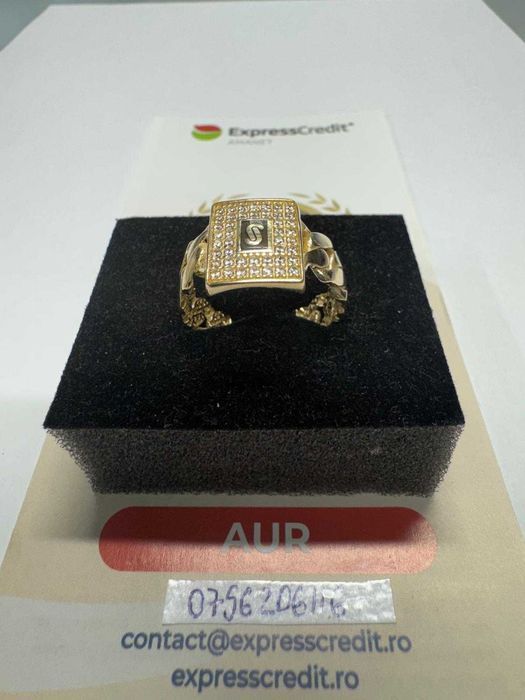 Inel din aur 14k (67632.1/ 10 Pacurari 1) garantie 2 ani!