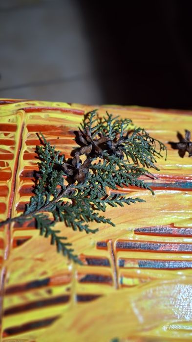 Tablou pictat in culori acrilice