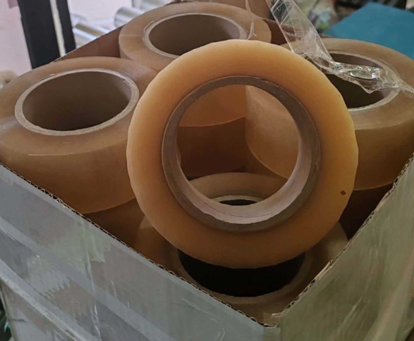 Машина за пренавиване на ленти, креп ленти и етикети