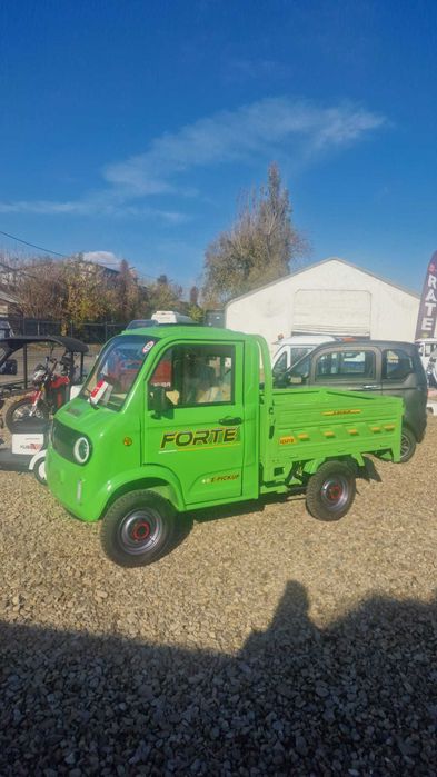 Camioneta electrica FORTE E-PICKUP, cu 2 locuri omologate motor 3000W