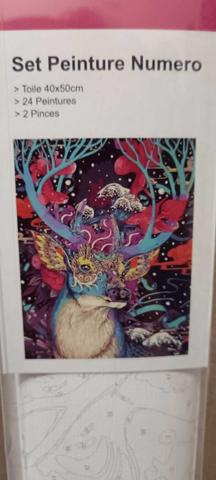 Книги и Комплекти платна с бои и четки - рисуване по номера.Бои,моливи