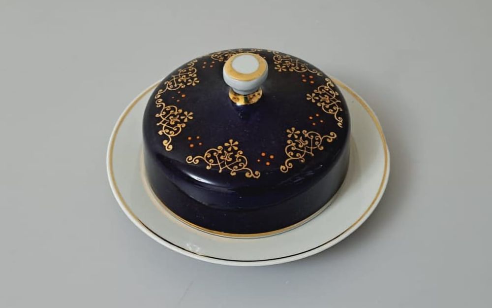 Чайные сервизы, кофейные. Кобальт