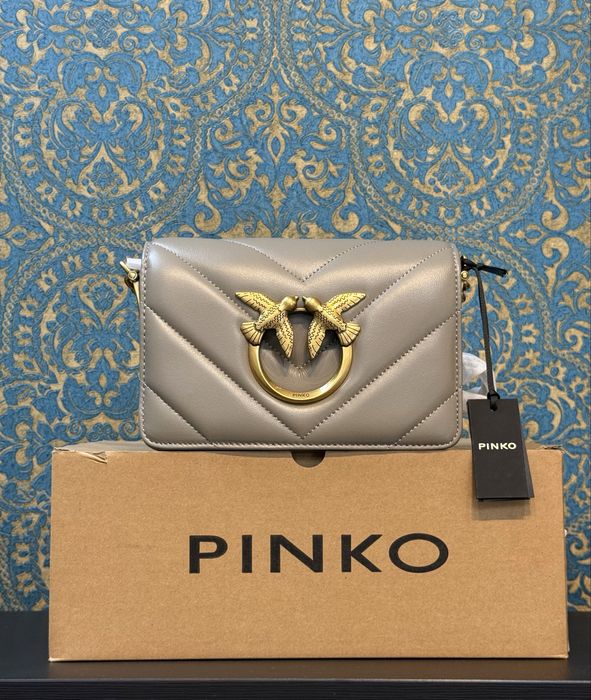 Дамска чанта Pinko  Love Click Mini BEIGE