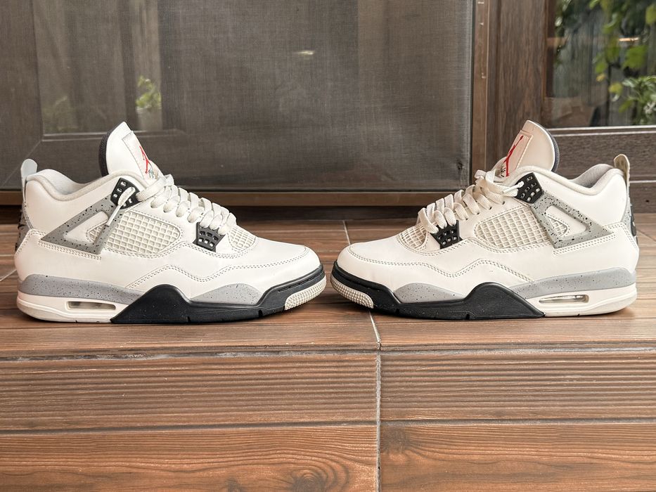 Jordan 4 white cement