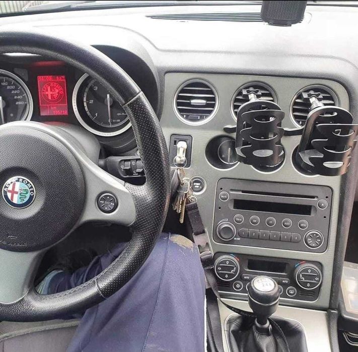 Rama 2DIN Alfa Romeo 159 Brera Spider navigatie multimedia MP5 DVD CD