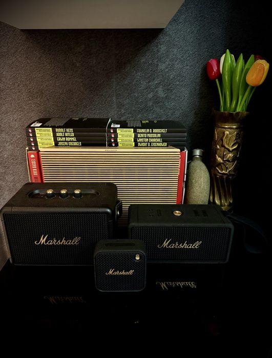 Boxa portabila marshall middleton  boxa marshall middleton bluetooth