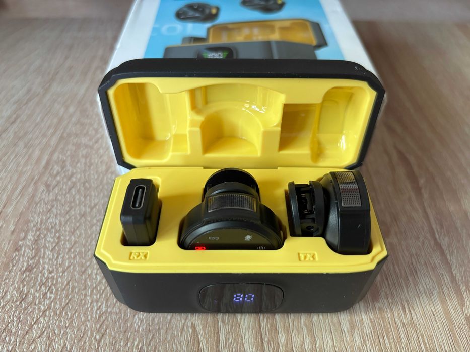 Microfon wireless / lavaliera magnetica USB-C compatibil iOS/Android