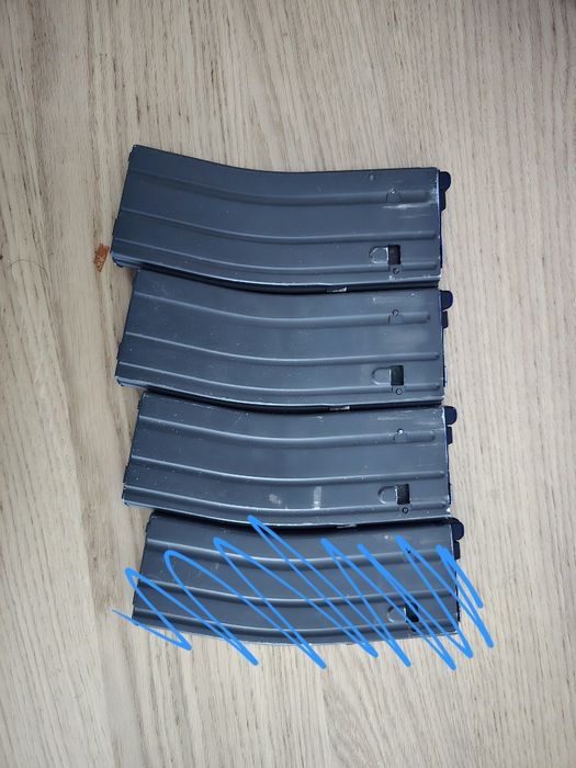 3 magazii airsoft pentru TM/DE MWS