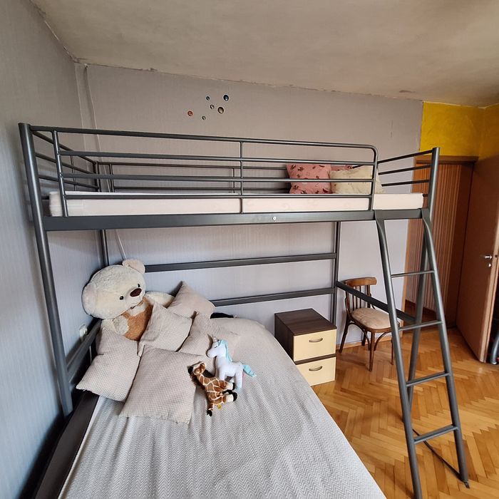 Метално еденично легло - IKEA