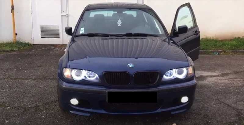 Kit inele Angel Eyes Cotton LED BMW Seria 3 E46 Facelift Xenon 131mmX4
