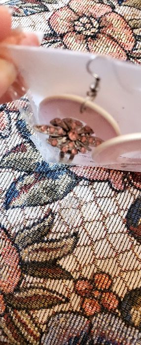 дълги обици с пръстен