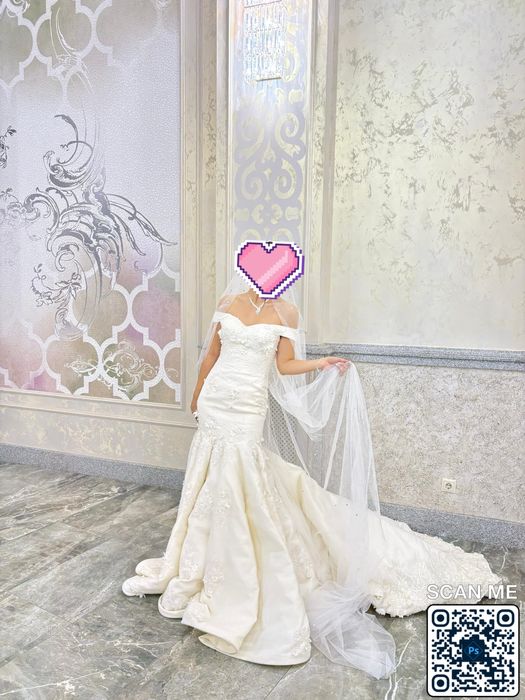 Продам свадебное платье рыбка