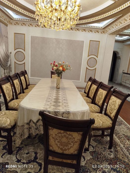 12Kishilik stol stul