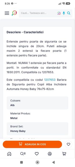 Portiță protectie