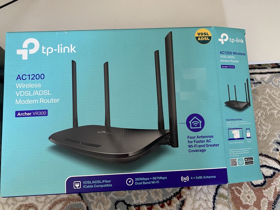 Новый Роутер для дома TP-LINK Archer VR300