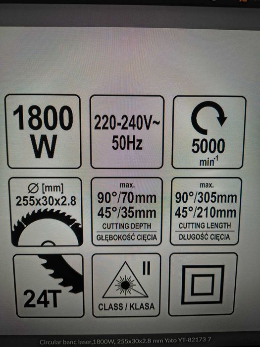 Circular Yato YT82173