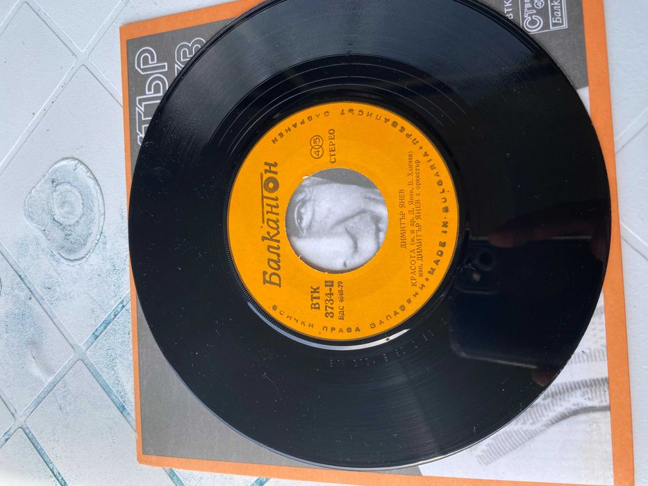 Грамофонна плоча "Далечен разговор Красота " , Димитър Янев .