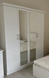 Белый шкаф 160/205