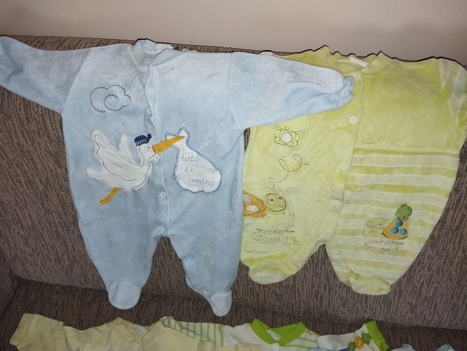 Lot 5 salopete bebe56-62 cm