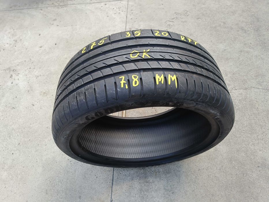 O anvelopa vara 275 35 20 goodyear asymmetric 2 run flat profil 7,8 mm