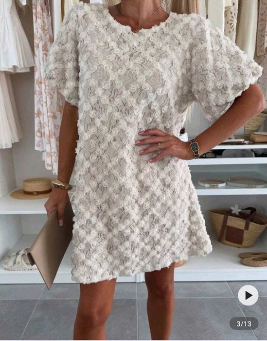 Дамска къса рокля М размер