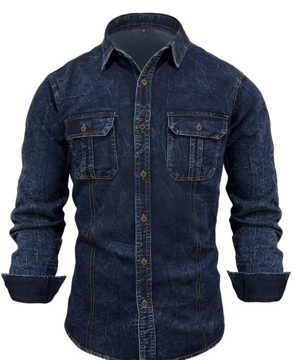 Продам джинсовую рубашку