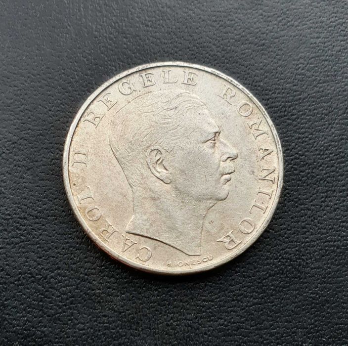 Moneda 250 lei 1939, argint, Regele Carol
