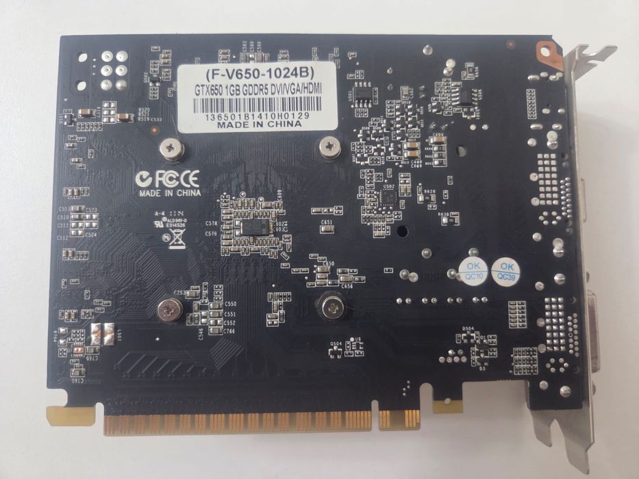 Видеокарта Nvidia GTX650 1 Gb
