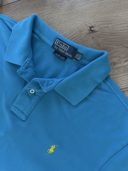 Tricou POLO RALPH LAUREN Slim Fit Albastru Barbati | Marime XXL