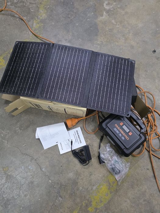 Statie electrica portabila 98 Wh cu panou solar de 30 W pentru camping MARBERO