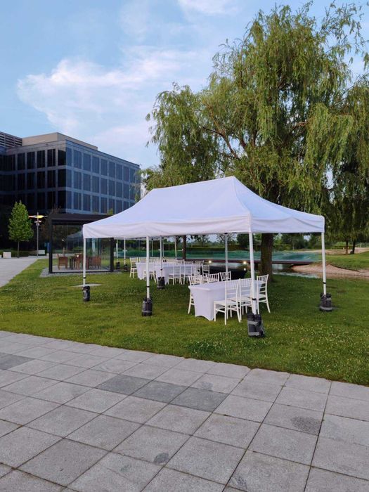 Правоъгълна кетъринг маса 180 см. под наем