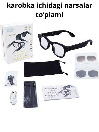 Smart Ko’zoynak,Smart achki,Smart ochki AIMB G-1 kameraki ko’zoynak. .