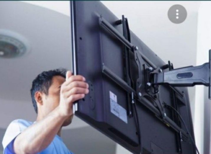 Телевизор установка кронштейн