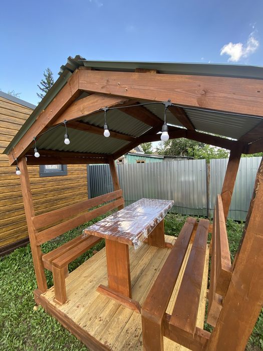 Беседка деревянная