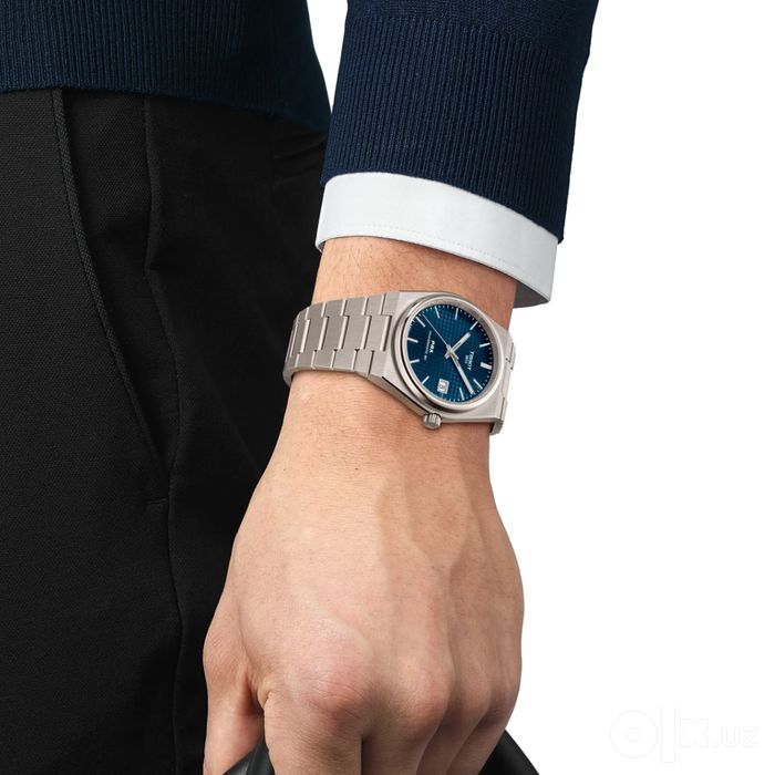 Tissot PRX 38mm Titanium Blue Dial Powermatic 80