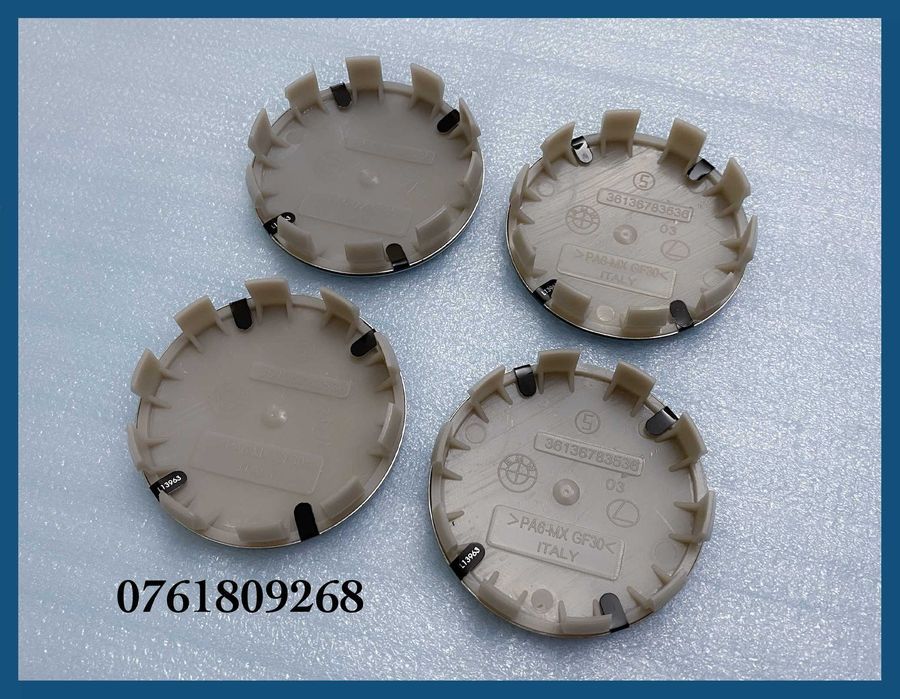 Set 4 capace 68mm jante aliaj BMW seria 1 2 3 4 5 6 7 X1 X3 X5 X6